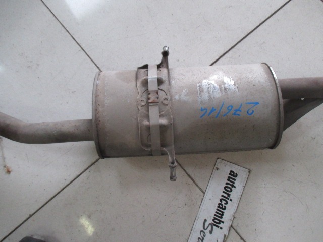CATALYTIC CONVERTER / FRONT SILENCER OEM N. 1684900114 ORIGINAL PART ESED MERCEDES CLASSE A W168 5P V168 3P 168.031 168.131 (1997 - 2000) DIESEL 17  YEAR OF CONSTRUCTION 2000