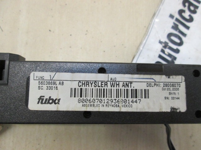 AMPLIFICATORE / CENTRALINA ANTENNA OEM N. 5166745AB ORIGINAL PART ESED JEEP GRAND CHEROKEE (05/2005-08/2008) DIESEL 30  YEAR OF CONSTRUCTION 2007