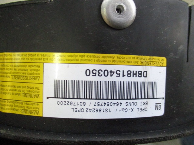 KIT COMPLETE AIRBAG OEM N. 18228 KIT AIRBAG COMPLETO ORIGINAL PART ESED OPEL MERIVA A R (2006 - 2010) BENZINA 14  YEAR OF CONSTRUCTION 2008