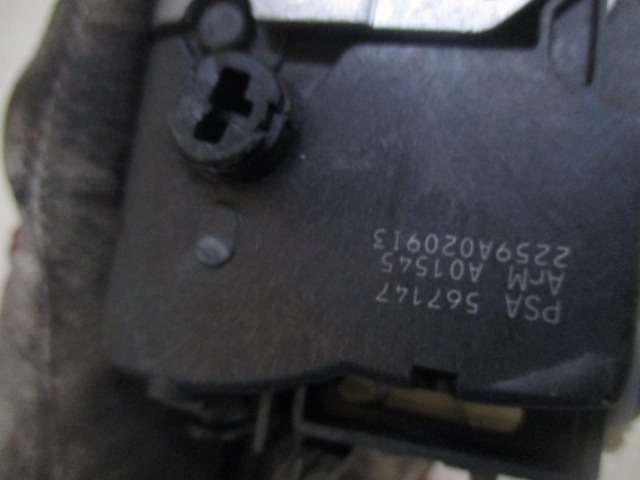CENTRAL LOCKING OF THE RIGHT FRONT DOOR OEM N. 213209 ORIGINAL PART ESED PEUGEOT 308 MK1 T7 4A 4C BER/SW/CC (2007 - 2013) DIESEL 16  YEAR OF CONSTRUCTION 2009