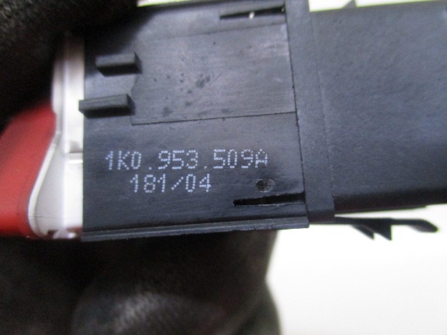 SWITCH HAZARD WARNING/CENTRAL LCKNG SYST OEM N. 1K0953509 ORIGINAL PART ESED VOLKSWAGEN GOLF MK5 BER/SW (02/2004-11/2008) DIESEL 19  YEAR OF CONSTRUCTION 2004