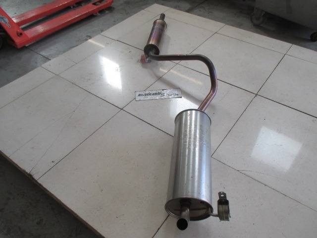 EXHAUST & MUFFLER / EXHAUST SYSTEM, REAR OEM N. 100795 SCARICO COMPLETO - MARMITTA - SILENZIATORE ORIGINAL PART ESED VOLKSWAGEN POLO (DAL 02/2014) BENZINA 10  YEAR OF CONSTRUCTION 2014