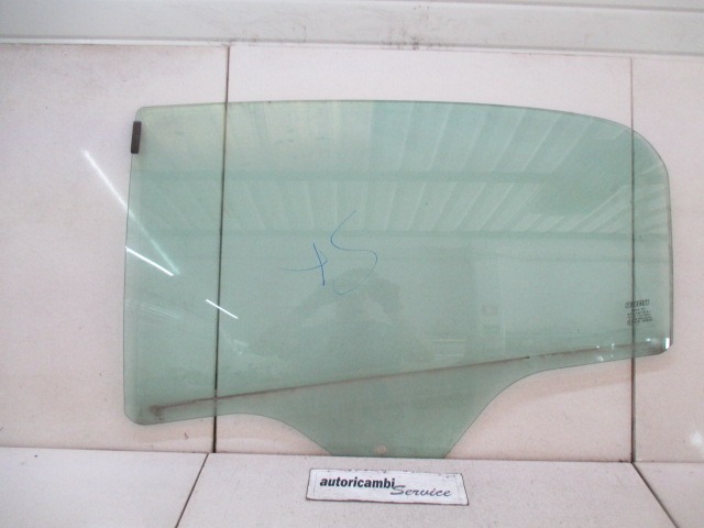 DOOR WINDOW, TINTED GLASS, REAR LEFT OEM N.  ORIGINAL PART ESED FIAT GRANDE PUNTO 199 (2005 - 2012) DIESEL 13  YEAR OF CONSTRUCTION 2006
