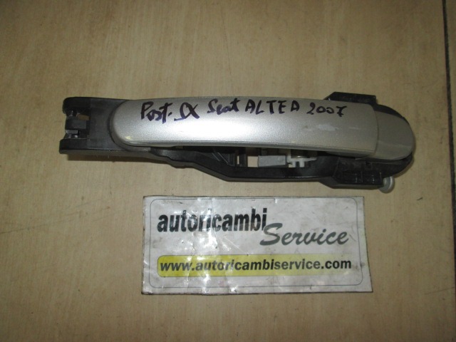 RIGHT REAR DOOR HANDLE OEM N. 5P0839885A ORIGINAL PART ESED SEAT ALTEA XL 5P5 (2007 - 02/2009) DIESEL 19  YEAR OF CONSTRUCTION 2007