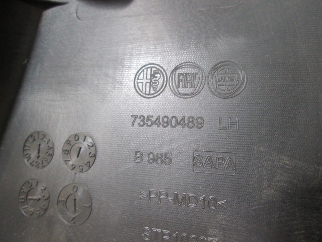 TRIM PANEL A- / B- / C-COLUMN OEM N. 735490489 ORIGINAL PART ESED FIAT PANDA 319 (DAL 2011) DIESEL 13  YEAR OF CONSTRUCTION 2011