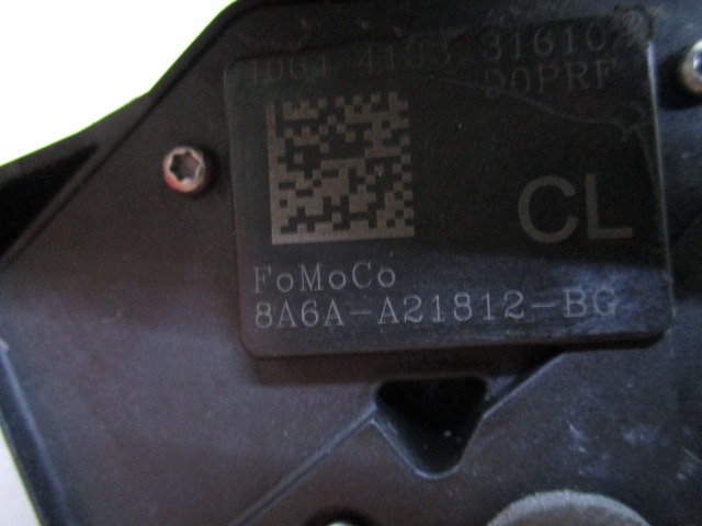 CENTRAL LOCKING OF THE RIGHT FRONT DOOR OEM N. 8A6A-A21812 ORIGINAL PART ESED FORD FIESTA (09/2008 - 11/2012) DIESEL 14  YEAR OF CONSTRUCTION 2010