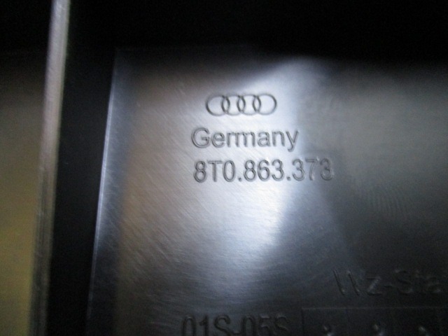 FLOOR COVERING OEM N. 8T0863373 ORIGINAL PART ESED AUDI A5 8T COUPE/5P (2007 - 2011) BENZINA 20  YEAR OF CONSTRUCTION 2010