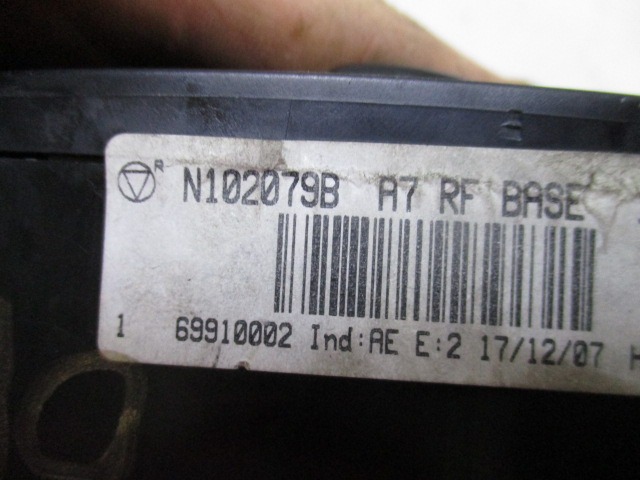 AIR CONDITIONING CONTROL OEM N. 69910002 ORIGINAL PART ESED PEUGEOT 207 / 207 CC WA WC WK (2006 - 05/2009) BENZINA 14  YEAR OF CONSTRUCTION 2008