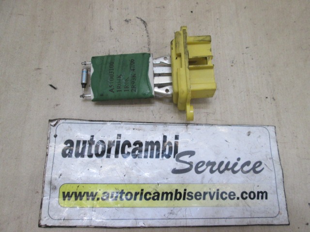 BLOWER REGULATOR OEM N. A51003100 ORIGINAL PART ESED CITROEN BERLINGO / BERLINGO FIRST MK1 (1996 - 2013) DIESEL 16  YEAR OF CONSTRUCTION 2007