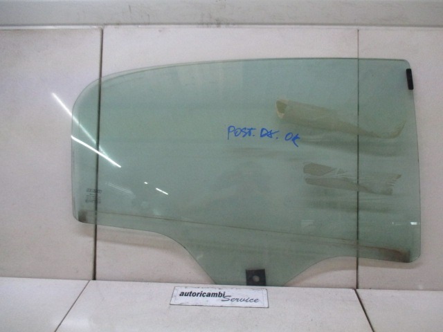 DOOR WINDOW, TINTED GLASS, REAR RIGHT OEM N.  ORIGINAL PART ESED FIAT GRANDE PUNTO 199 (2005 - 2012) DIESEL 13  YEAR OF CONSTRUCTION 2008