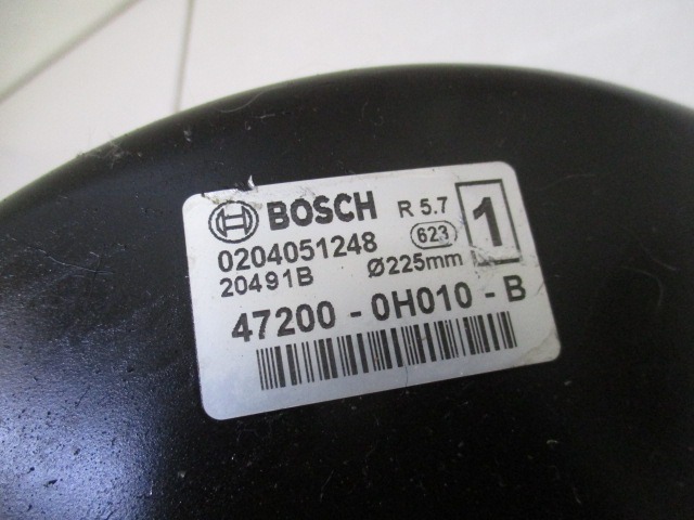 POWER BRAKE UNIT DEPRESSION OEM N. 47200-0H010 ORIGINAL PART ESED TOYOTA AYGO (2005 - 2009) BENZINA 10  YEAR OF CONSTRUCTION 2009