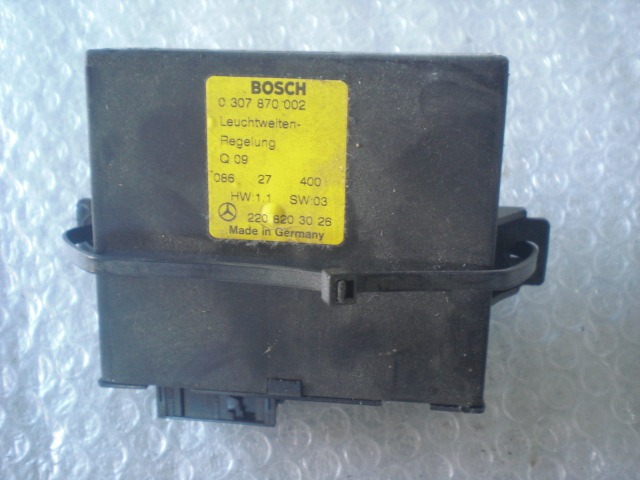 HEADLIGHT UNIT OEM N.  SPARE PART USED CAR MERCEDES CLASSE S W220 (1998 - 2006) DISPLACEMENT 32 BENZINA YEAR OF CONSTRUCTION 2000