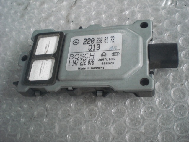 AIR CONDITIONING CONTROL OEM N. 2208300172 ORIGINAL PART ESED MERCEDES CLASSE S W220 (1998 - 2006)BENZINA 32  YEAR OF CONSTRUCTION 2000