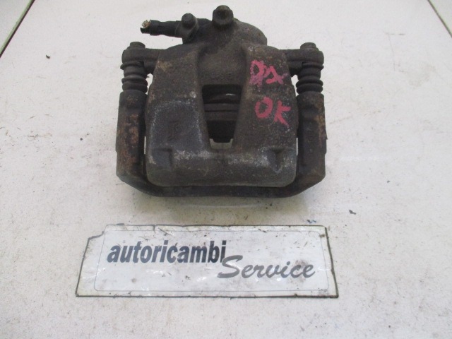 BRAKE CALIPER FRONT LEFT . OEM N. 93191696 ORIGINAL PART ESED OPEL CORSA D (2006 - 2011) BENZINA 14  YEAR OF CONSTRUCTION 2008