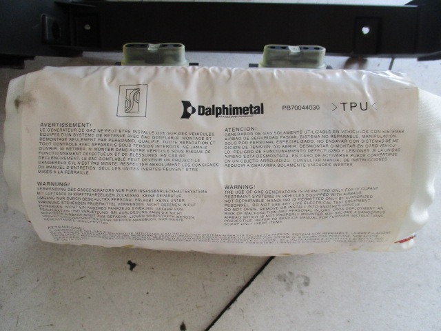 KIT COMPLETE AIRBAG OEM N. 18897 KIT AIRBAG COMPLETO ORIGINAL PART ESED FIAT GRANDE PUNTO 199 (2005 - 2012) BENZINA 12  YEAR OF CONSTRUCTION 2006