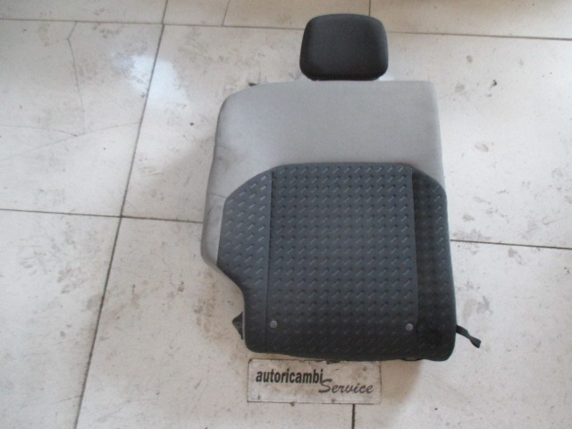 BACK SEAT BACKREST OEM N. 17887 SCHIENALE SDOPPIATO POSTERIORE TESSUTO ORIGINAL PART ESED NISSAN X-TRAIL T 30 (2001-08/2007) DIESEL 22  YEAR OF CONSTRUCTION 2004