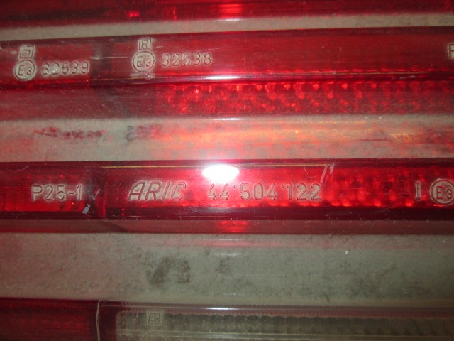 TAIL LIGHT, RIGHT OEM N. 44.504.536-D ORIGINAL PART ESED MERCEDES W114 W115 (1968 - 1976)BENZINA 22  YEAR OF CONSTRUCTION 1973