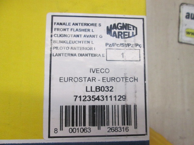 ADDITIONAL TURN INDICATOR LAMP OEM N. 71235431129 ORIGINAL PART ESED IVECO EUROSTAR (1993 - 2002)DIESEL 95  YEAR OF CONSTRUCTION 1993