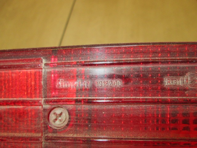 TAIL LIGHT, RIGHT OEM N. 17082000 ORIGINAL PART ESED FIAT 127 (1971 - 1987)DIESEL 13  YEAR OF CONSTRUCTION 1981