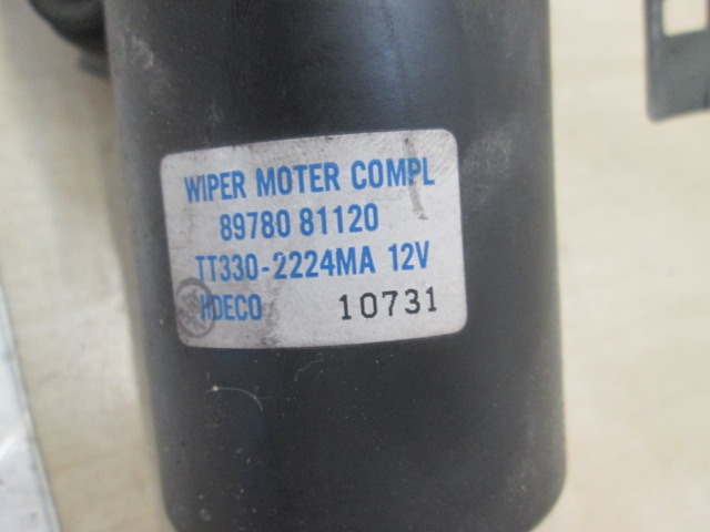 WINDSHIELD WIPER MOTOR OEM N. 8978081120 ORIGINAL PART ESED ISUZU TROOPER 3000 (2001 - 2003) DIESEL 30  YEAR OF CONSTRUCTION 2001
