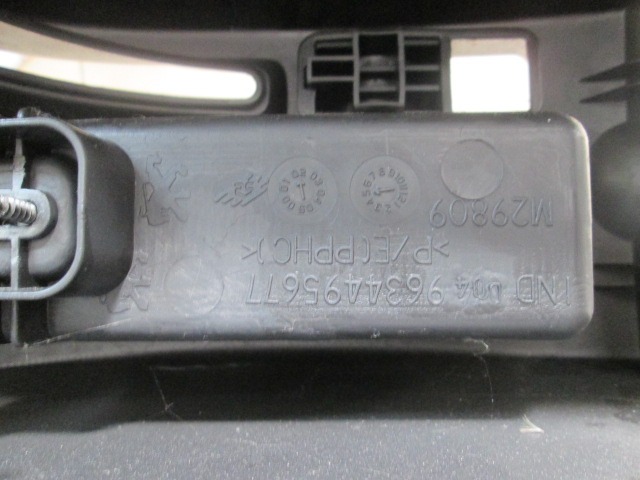 TUNNEL OBJECT HOLDER WITHOUT ARMREST OEM N. 9634495677 ORIGINAL PART ESED PEUGEOT 307 BER/SW/CABRIO (2001 - 2009) DIESEL 20  YEAR OF CONSTRUCTION 2002