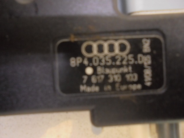 AMPLIFICATORE / CENTRALINA ANTENNA OEM N. 8P4035225 ORIGINAL PART ESED AUDI A3 8P 8PA 8P1 RESTYLING (2008 - 2012)DIESEL 20  YEAR OF CONSTRUCTION 2008