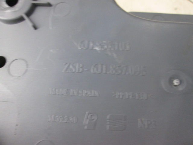 GLOVE BOX OEM N. 6J1857095 ORIGINAL PART ESED SEAT IBIZA MK4 BER/SW (2008 - 2012)BENZINA 14  YEAR OF CONSTRUCTION 2008