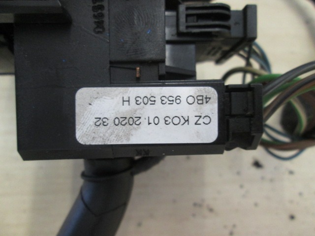 STEERING COLUMN COMBINATION SWITCH WITH SLIP RING OEM N. 4B0953503H ORIGINAL PART ESED SEAT LEON (2000 - 2005)DIESEL 19  YEAR OF CONSTRUCTION 2005
