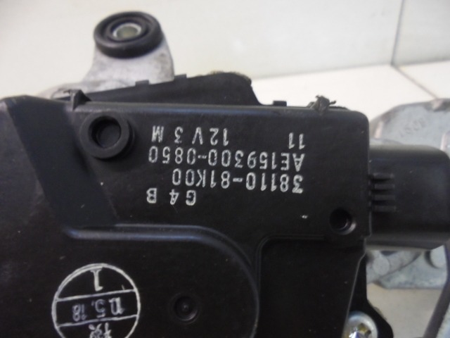 WINDSHIELD WIPER MOTOR OEM N. 38110-81K00 ORIGINAL PART ESED FIAT SEDICI (05/2009 - 2014) DIESEL 20  YEAR OF CONSTRUCTION 2010