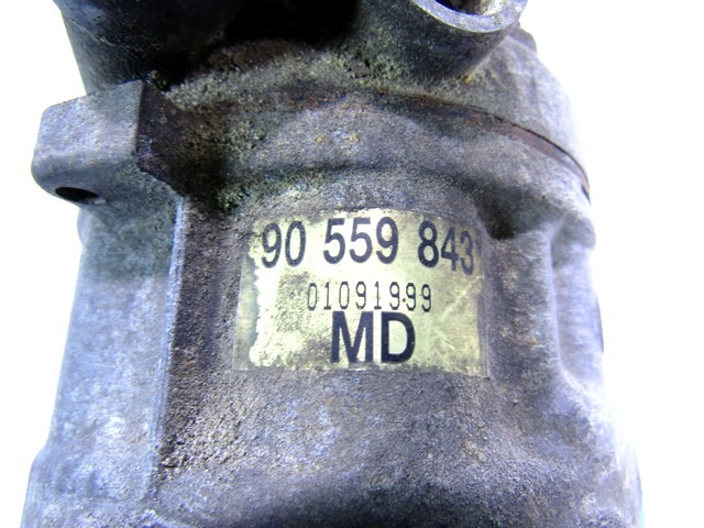 AIR-CONDITIONER COMPRESSOR OEM N. 9132922 SPARE PART USED CAR OPEL ASTRA G 5P/3P/SW (1998 - 2003)  DISPLACEMENT 20 DIESEL YEAR OF CONSTRUCTION 2000