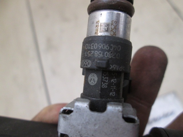 GASOLINE / GPL FUEL INJECTORS . OEM N. 04C133313 ORIGINAL PART ESED SEAT MII (DAL 2011)BENZINA 10  YEAR OF CONSTRUCTION 2012