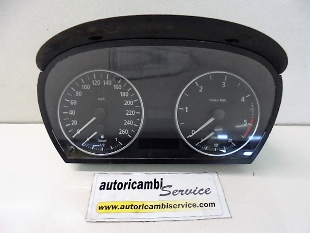 INSTRUMENT CLUSTER / INSTRUMENT CLUSTER OEM N. 1094265.9 ORIGINAL PART ESED BMW SERIE 3 BER/SW/COUPE/CABRIO E90/E91/E92/E93 (2005 - 08/2008) DIESEL 20  YEAR OF CONSTRUCTION 2006