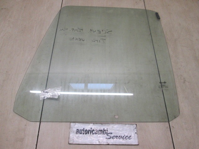 DOOR WINDOW, TINTED GLASS, REAR LEFT OEM N. 46410105 ORIGINAL PART ESED FIAT TIPO (1988 -1992)BENZINA 14  YEAR OF CONSTRUCTION 1988