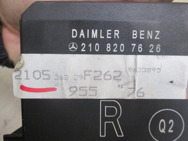 CONTROL OF THE FRONT DOOR OEM N. 2108207626 ORIGINAL PART ESED MERCEDES CLASSE E W210 BER/SW (1995 - 2003) DIESEL 27  YEAR OF CONSTRUCTION 2001