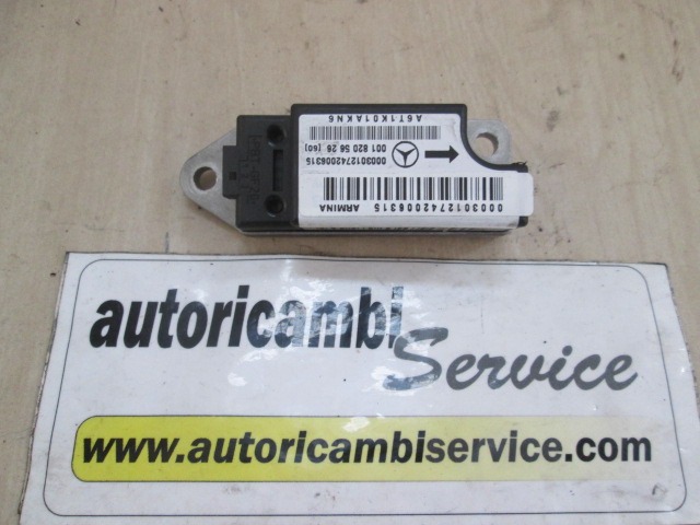 SENSOR AIRBAG OEM N. 18205626 ORIGINAL PART ESED MERCEDES CLASSE E W210 BER/SW (1995 - 2003) DIESEL 27  YEAR OF CONSTRUCTION 2001