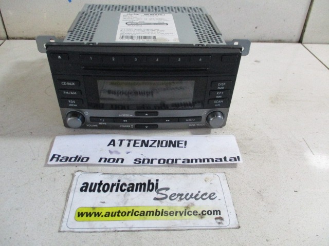 RADIO CD?/ AMPLIFIER / HOLDER HIFI SYSTEM OEM N. 86201FG400 ORIGINAL PART ESED SUBARU IMPREZA GR GH G3 (06/2007 - 04/2013) BENZINA/GPL 15  YEAR OF CONSTRUCTION 2009