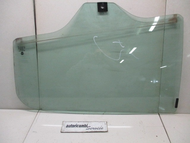 DOOR WINDOW, TINTED GLASS, REAR LEFT OEM N. 43R-001583 ORIGINAL PART ESED FIAT PUNTO EVO 199 (2009 - 2012)  DIESEL 13  YEAR OF CONSTRUCTION 2011