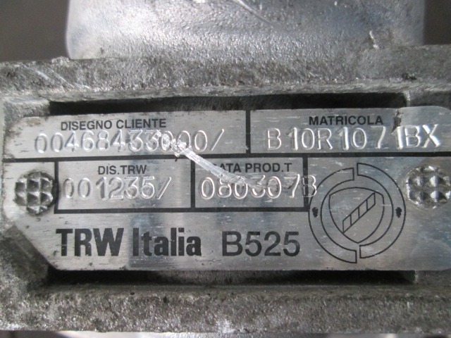 HYDRO STEERING BOX OEM N. 37502371 ORIGINAL PART ESED FIAT PUNTO 188 MK2 R (2003 - 2011) BENZINA 12  YEAR OF CONSTRUCTION 2007