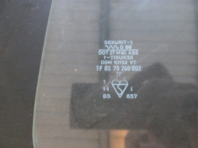 FIXED DOOR WINDOW, LEFT OEM N. 161845301A ORIGINAL PART ESED VOLKSWAGEN GOLF MK1 (1974 - 1983)BENZINA 13  YEAR OF CONSTRUCTION 1974
