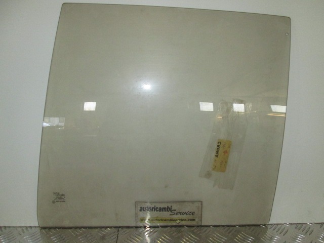 DOOR WINDOW, TINTED GLASS, REAR LEFT OEM N. 82485433 ORIGINAL PART ESED FIAT CROMA (1985 - 1996)BENZINA 20  YEAR OF CONSTRUCTION 1985
