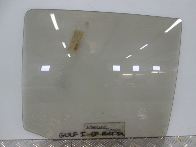 DOOR WINDOW, TINTED GLASS, REAR LEFT OEM N. 173845206 ORIGINAL PART ESED VOLKSWAGEN GOLF MK1 (1974 - 1983)BENZINA 13  YEAR OF CONSTRUCTION 1974