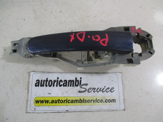 RIGHT REAR DOOR HANDLE OEM N. 3B0837207GGRU ORIGINAL PART ESED VOLKSWAGEN GOLF MK4 BER/SW (1998 - 2004) BENZINA 16  YEAR OF CONSTRUCTION 1999