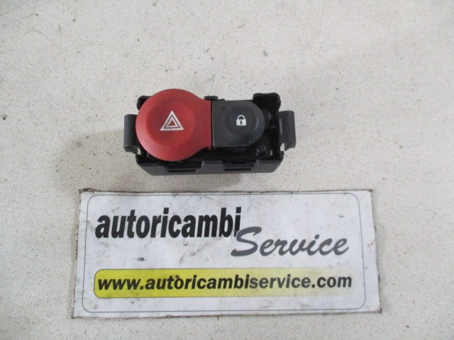 SWITCH HAZARD WARNING/CENTRAL LCKNG SYST OEM N. COMANDO ORIGINAL PART ESED RENAULT CLIO (2005 - 05/2009) BENZINA 12  YEAR OF CONSTRUCTION 2008