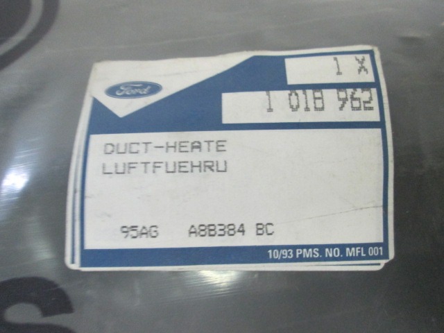 UNDERFLOOR COATING / HEAT INSULATION OEM N. 95AGA8B384BC ORIGINAL PART ESED FORD ESCORT BER/SW (1990 - 1995)BENZINA 14  YEAR OF CONSTRUCTION 1990