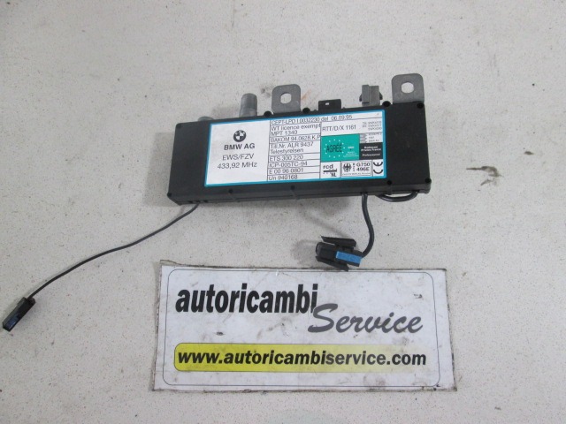 AMPLIFICATORE / CENTRALINA ANTENNA OEM N. 8364084 ORIGINAL PART ESED BMW SERIE 5 E39 BER/SW (1995 - 08/2000) DIESEL 25  YEAR OF CONSTRUCTION 1998