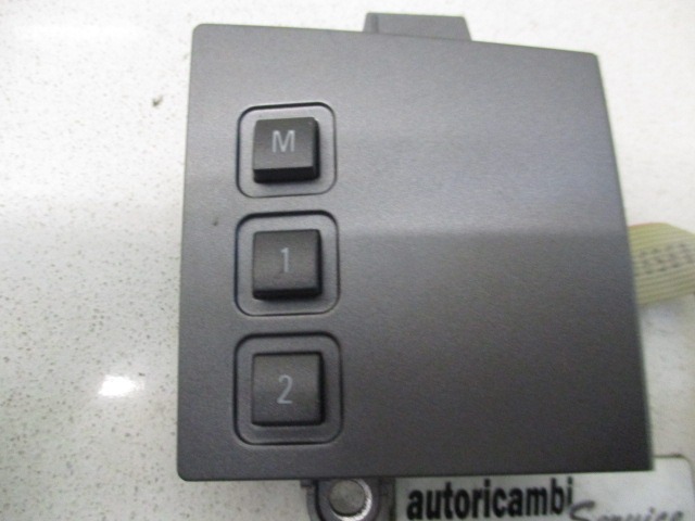 SEAT ADJUSTMENT SWITCH, FRONT OEM N. 6971624 ORIGINAL PART ESED BMW SERIE 7 E65/E66/E67/E68 LCI RESTYLING (2005 - 2008) DIESEL 30  YEAR OF CONSTRUCTION 2005