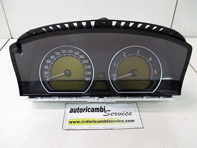 INSTRUMENT CLUSTER / INSTRUMENT CLUSTER OEM N. 62119140813 ORIGINAL PART ESED BMW SERIE 7 E65/E66/E67/E68 LCI RESTYLING (2005 - 2008) DIESEL 30  YEAR OF CONSTRUCTION 2005