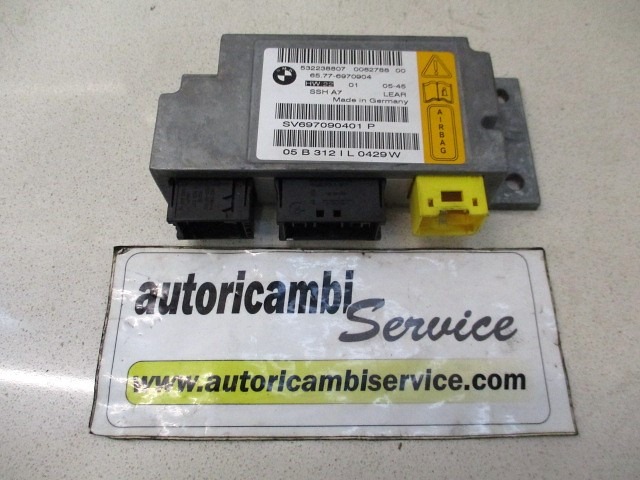 SENSOR AIRBAG OEM N. 65.77-6970904 ORIGINAL PART ESED BMW SERIE 7 E65/E66/E67/E68 LCI RESTYLING (2005 - 2008) DIESEL 30  YEAR OF CONSTRUCTION 2005