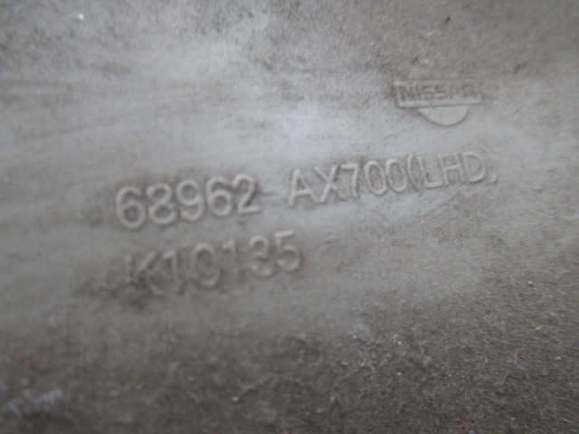 GLOVE BOX OEM N. 68962AX700 ORIGINAL PART ESED NISSAN MICRA K12 K12E (01/2003 - 09/2010) BENZINA 12  YEAR OF CONSTRUCTION 2004