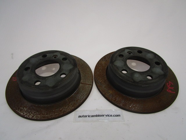 BRAKE DISC REAR OEM N. 1694230912 ORIGINAL PART ESED MERCEDES CLASSE B W245 T245 5P (2005 - 2011) DIESEL 20  YEAR OF CONSTRUCTION 2008